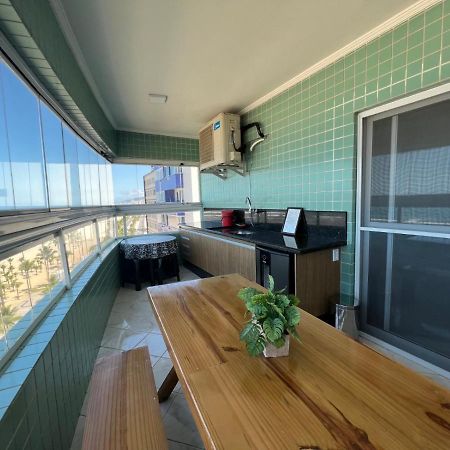 Apartamento Guilhermina De Frente Para O Mar Praia Grande  Luaran gambar