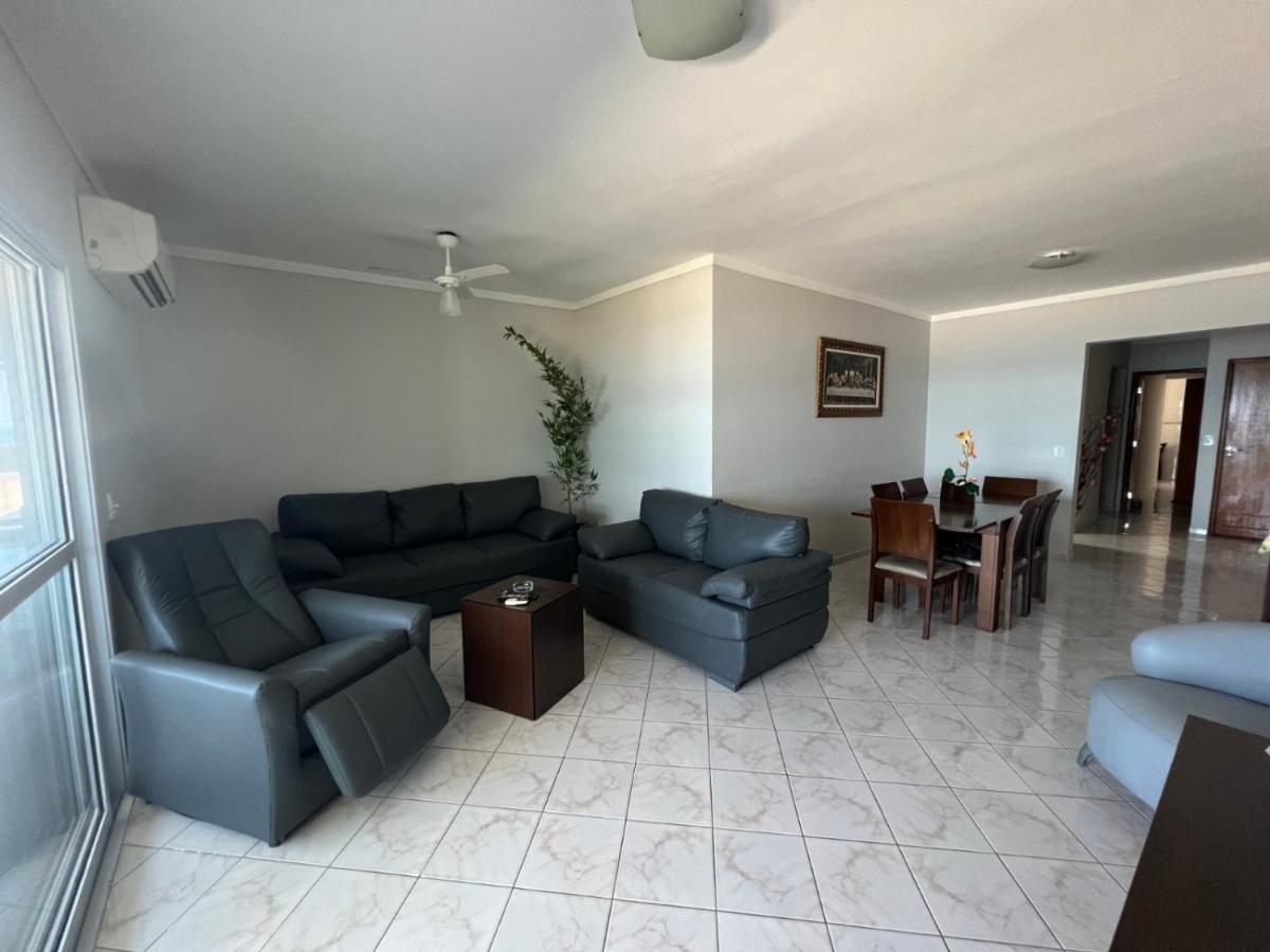 Apartamento Guilhermina De Frente Para O Mar Praia Grande  Luaran gambar