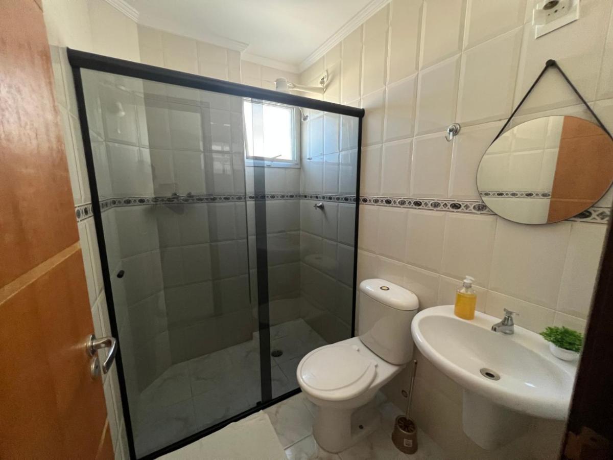 Apartamento Guilhermina De Frente Para O Mar Praia Grande  Luaran gambar
