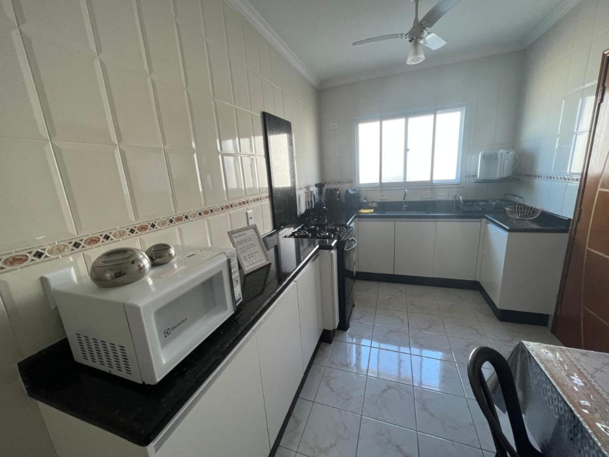 Apartamento Guilhermina De Frente Para O Mar Praia Grande  Luaran gambar