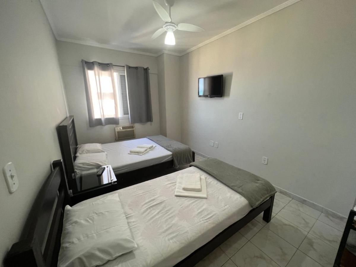 Apartamento Guilhermina De Frente Para O Mar Praia Grande  Luaran gambar